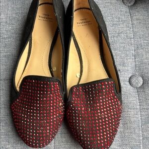 Zara Black and Red Women's Shoes